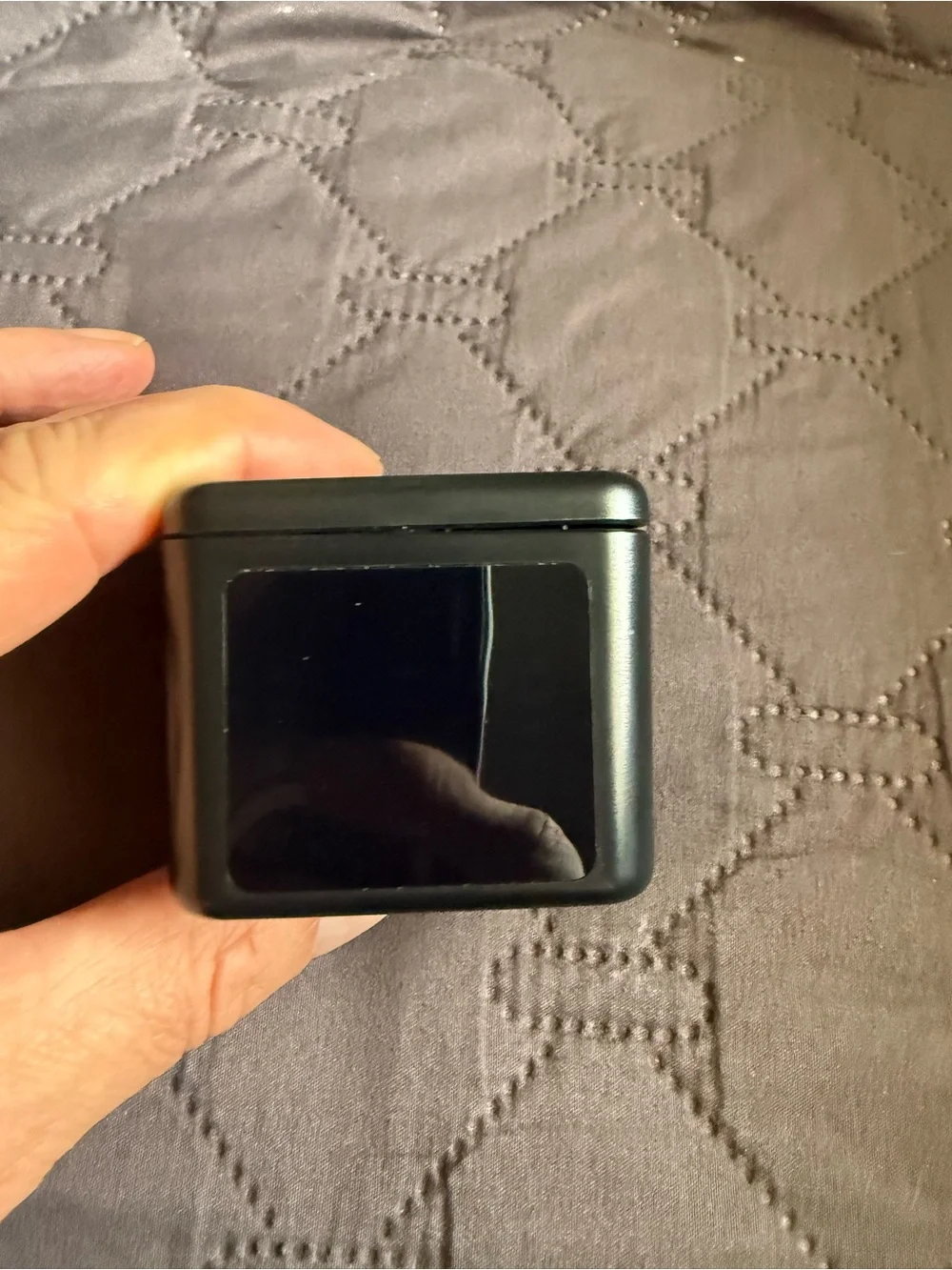 GoPro Black Speckled Action Camera with Blue Logo